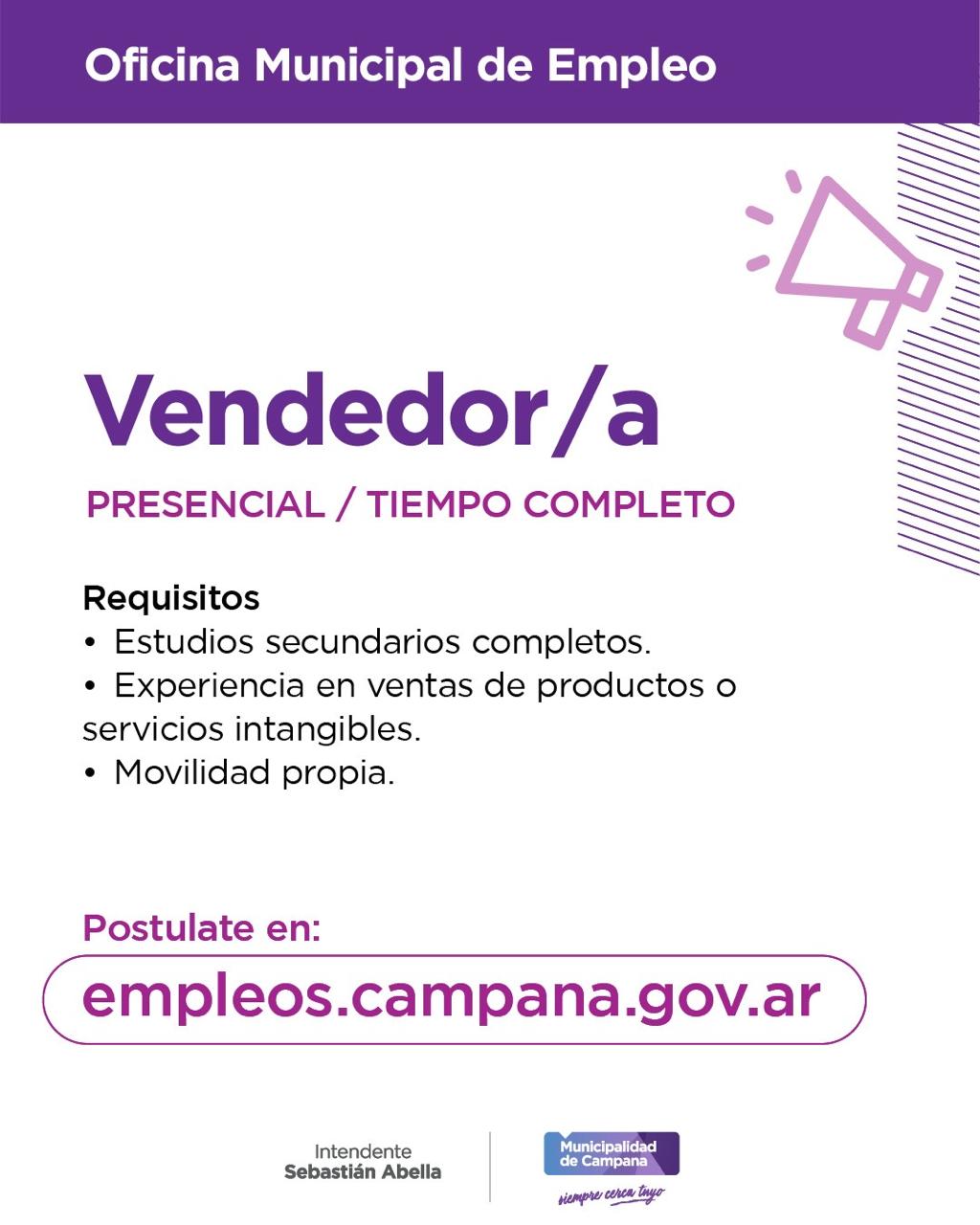 Vendedor/a para promocionar y comercializar productos y servicios de revestimientos
