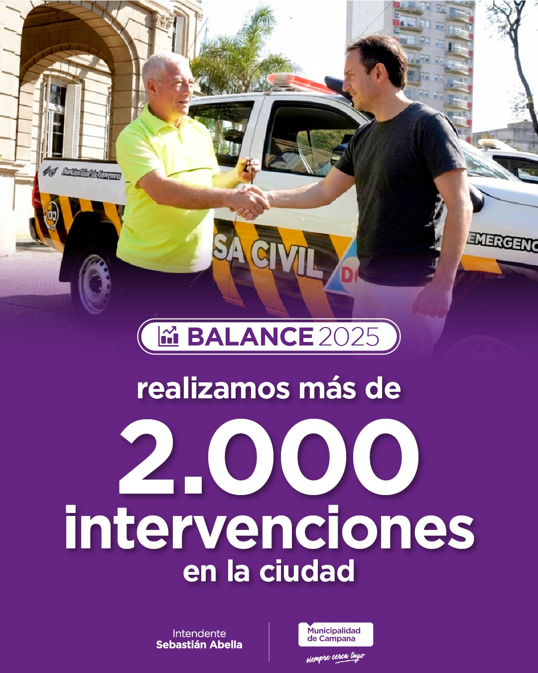 Compromiso las 24 horas: Defensa Civil superó las 2.000 intervenciones anuales