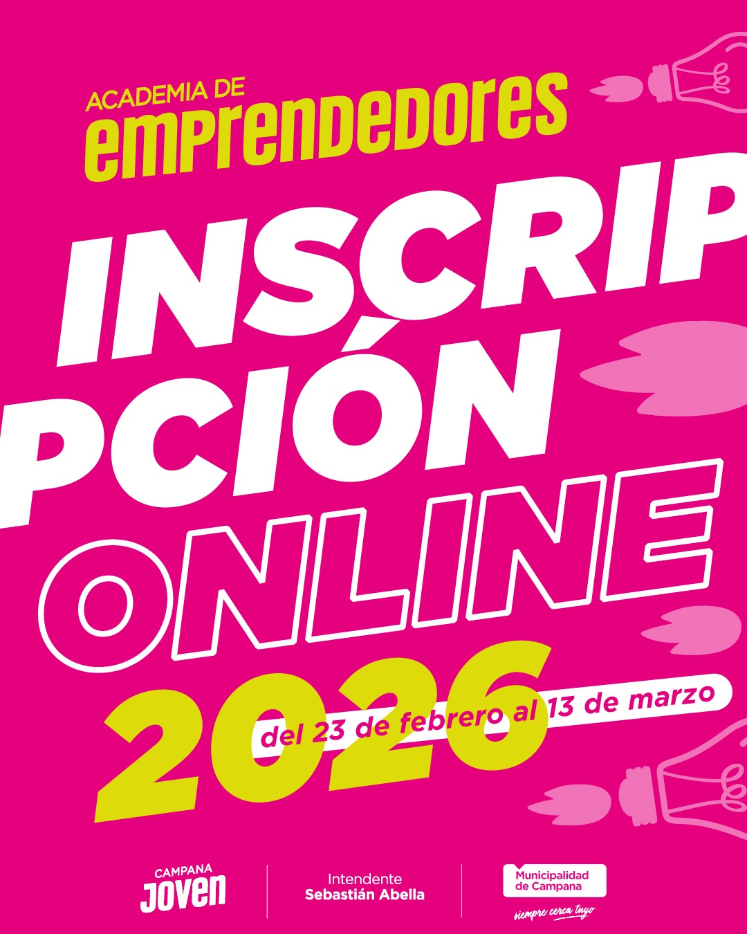 Academia de Emprendedores 2026: el lunes abre la inscripción para la capacitación gratuita