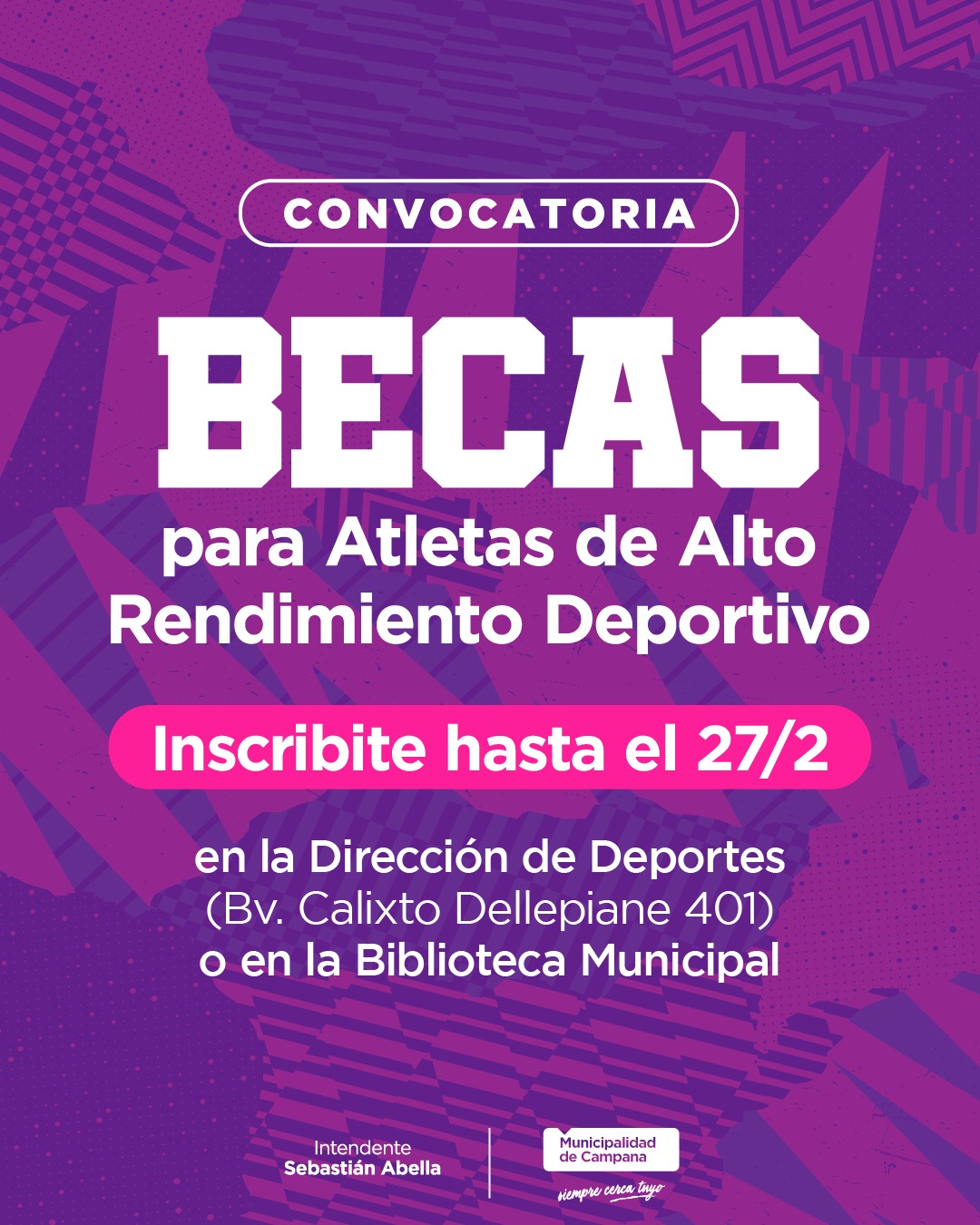 Últimos días para inscribirse en las becas municipales de alto rendimiento