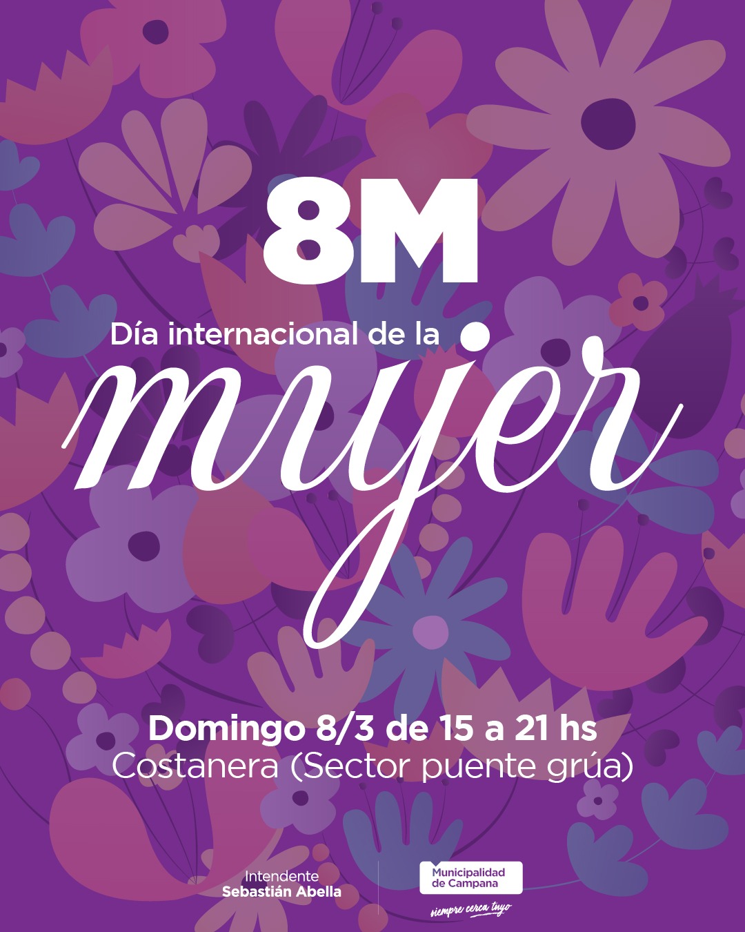 Día de la Mujer: Campana prepara una jornada de reconocimiento este domingo en la Costanera