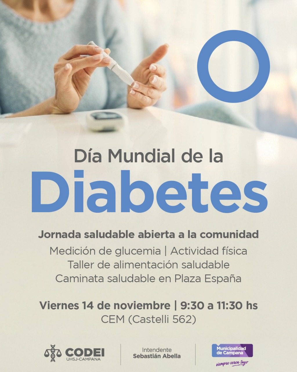 Conciencia por la diabetes: La secretaría de salud organiza una jornada de prevención comunitaria