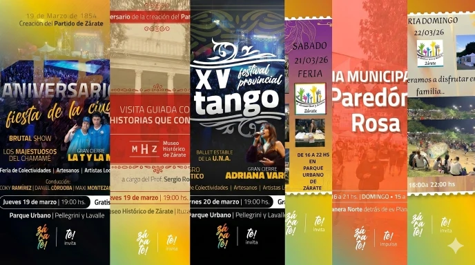 Fin de semana en Zárate: todas las actividades que organiza la Municipalidad