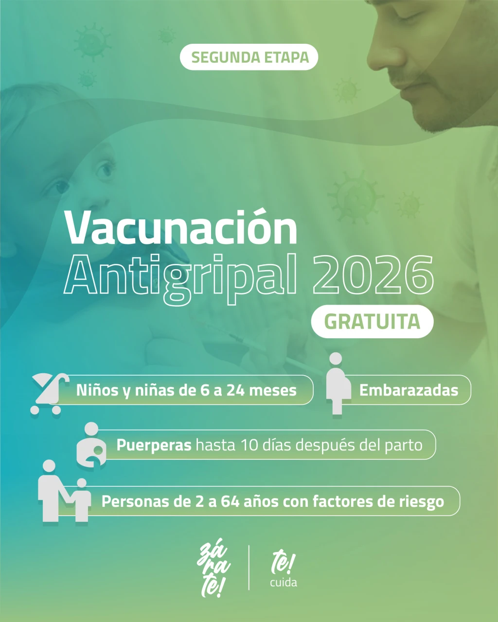 Campaña antigripal en Zárate: abren la vacunación para embarazadas y niños en la ciudad